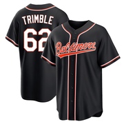 Replica Reed Trimble Men's Baltimore Orioles Black Fashion Out Jersey