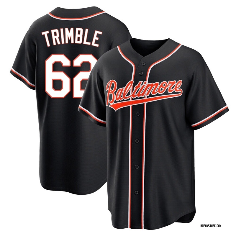 Replica Reed Trimble Youth Baltimore Orioles Black Fashion Out Jersey