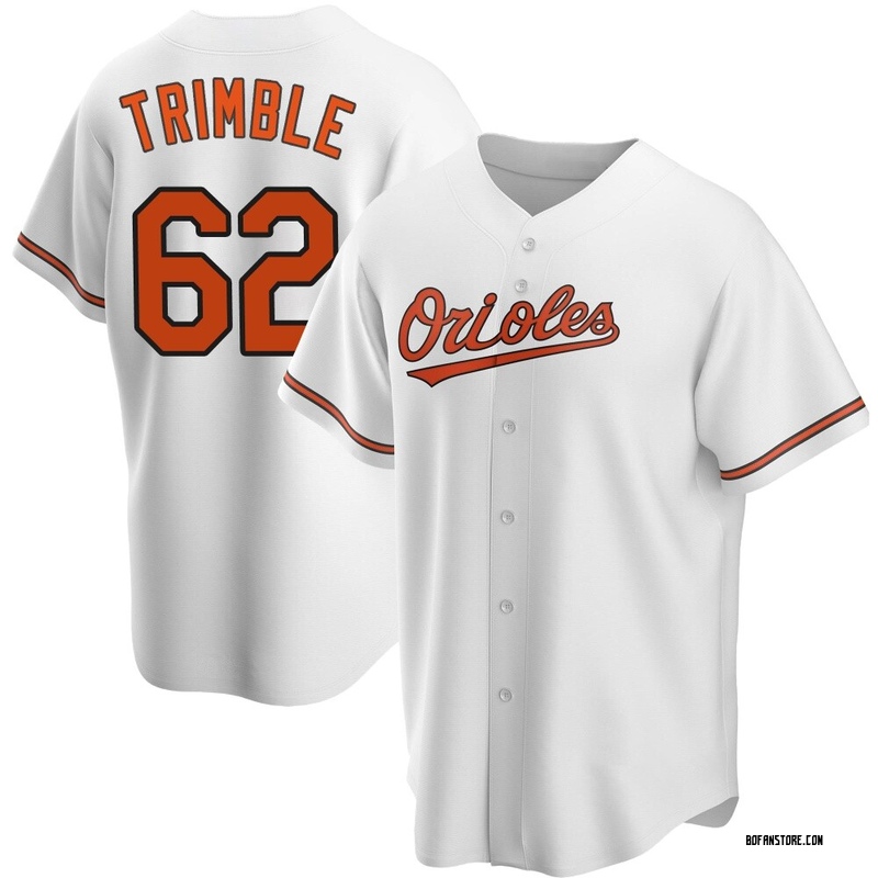 Replica Reed Trimble Youth Baltimore Orioles White Home Jersey