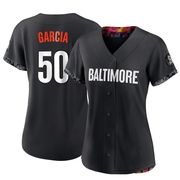 Replica Rico Garcia Women's Baltimore Orioles Black 2023 City Connect Jersey