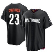 Replica Robinson Chirinos Youth Baltimore Orioles Black 2023 City Connect Jersey