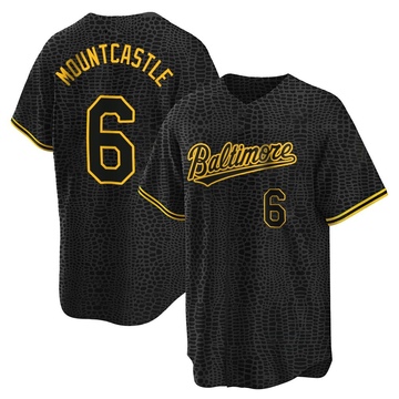 Replica Ryan Mountcastle Men's Baltimore Orioles Black Snake Skin City Jersey