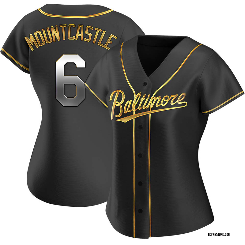 Replica Ryan Mountcastle Women's Baltimore Orioles Black Golden Alternate Jersey