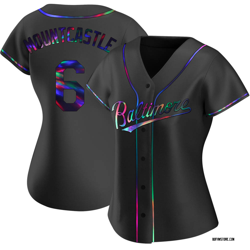 Replica Ryan Mountcastle Women's Baltimore Orioles Black Holographic Alternate Jersey