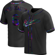 Replica Ryan Mountcastle Youth Baltimore Orioles Black Holographic Alternate Jersey