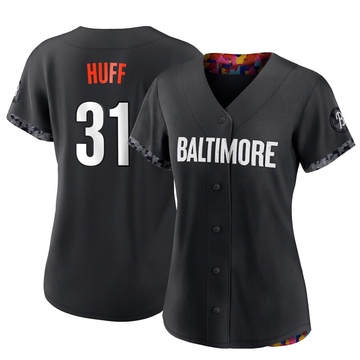 Replica Sam Huff Women's Baltimore Orioles Black 2023 City Connect Jersey