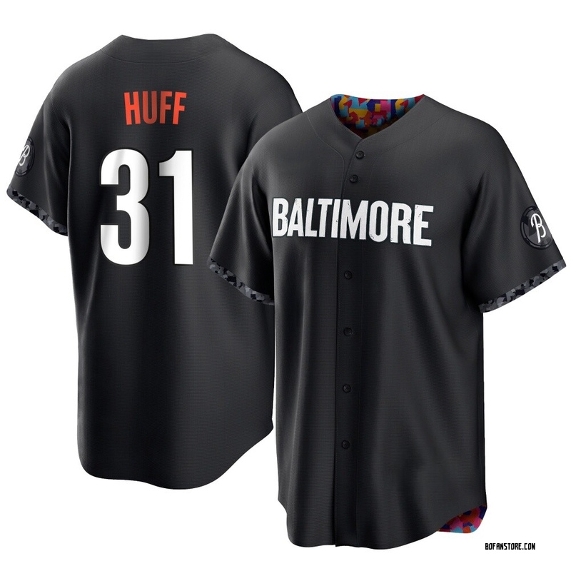 Replica Sam Huff Youth Baltimore Orioles Black 2023 City Connect Jersey
