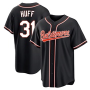 Replica Sam Huff Youth Baltimore Orioles Black Fashion Out Jersey