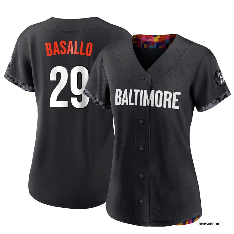 Replica Samuel Basallo Women's Baltimore Orioles Black 2023 City Connect Jersey
