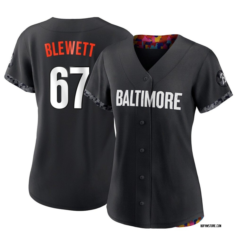 Replica Scott Blewett Women's Baltimore Orioles Black 2023 City Connect Jersey