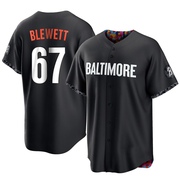 Replica Scott Blewett Youth Baltimore Orioles Black 2023 City Connect Jersey