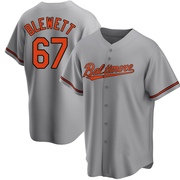 Replica Scott Blewett Youth Baltimore Orioles Gray Road Jersey