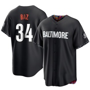 Replica Shane Baz Men's Baltimore Orioles Black 2023 City Connect Jersey