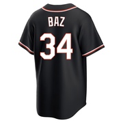 Replica Shane Baz Men's Baltimore Orioles Black Fashion Out Jersey