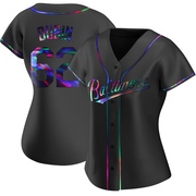 Replica Shawn Dubin Women's Baltimore Orioles Black Holographic Alternate Jersey