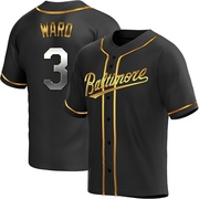Replica Taylor Ward Youth Baltimore Orioles Black Golden Alternate Jersey
