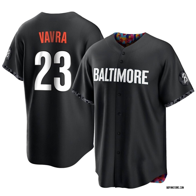 Replica Terrin Vavra Men's Baltimore Orioles Black 2023 City Connect Jersey
