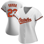 Replica Terrin Vavra Women's Baltimore Orioles White Home Jersey