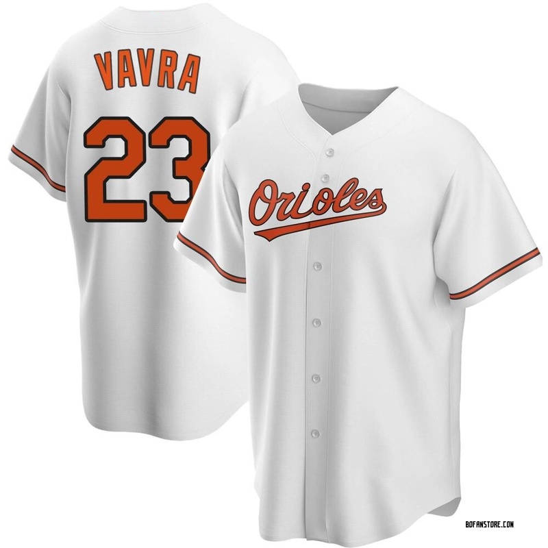 Replica Terrin Vavra Youth Baltimore Orioles White Home Jersey