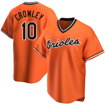 Replica Terry Crowley Men's Baltimore Orioles Orange Alternate Cooperstown Collection Jersey