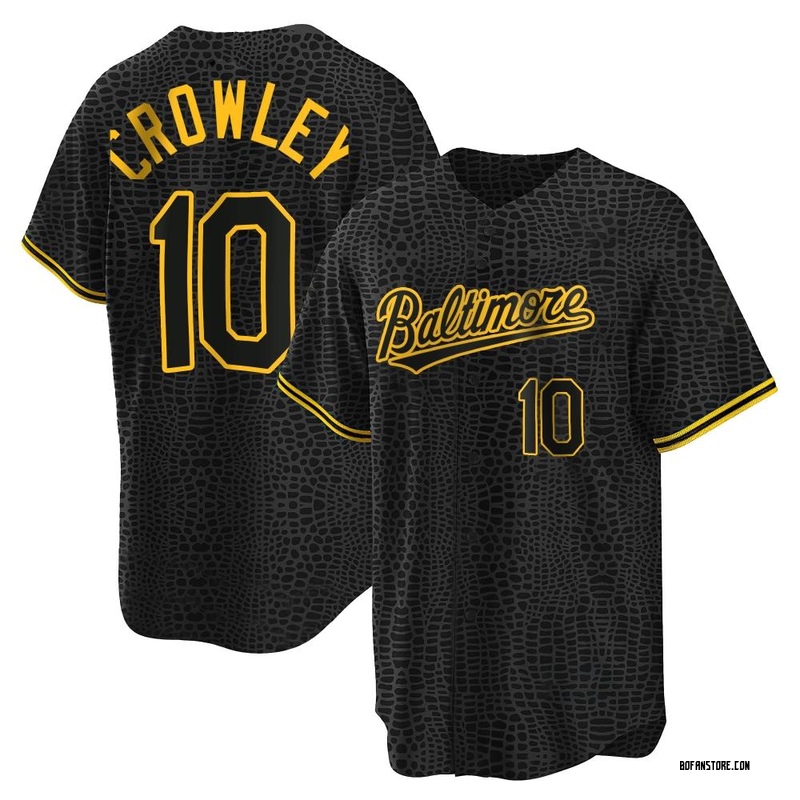 Replica Terry Crowley Youth Baltimore Orioles Black Snake Skin City Jersey