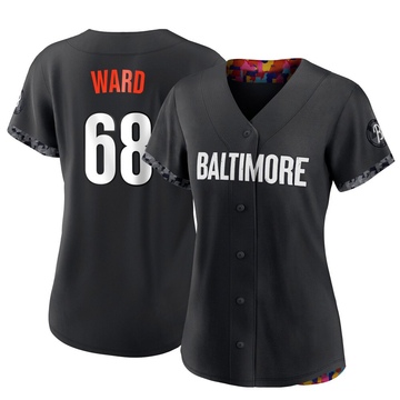 Replica Thaddeus Ward Women's Baltimore Orioles Black 2023 City Connect Jersey