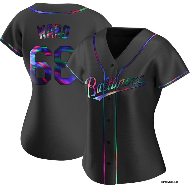 Replica Thaddeus Ward Women's Baltimore Orioles Black Holographic Alternate Jersey