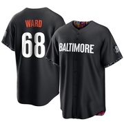 Replica Thaddeus Ward Youth Baltimore Orioles Black 2023 City Connect Jersey