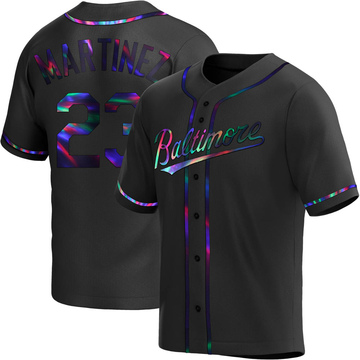 Replica Tippy Martinez Men's Baltimore Orioles Black Holographic Alternate Jersey