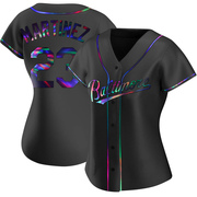 Replica Tippy Martinez Women's Baltimore Orioles Black Holographic Alternate Jersey