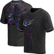 Replica Tippy Martinez Youth Baltimore Orioles Black Holographic Alternate Jersey