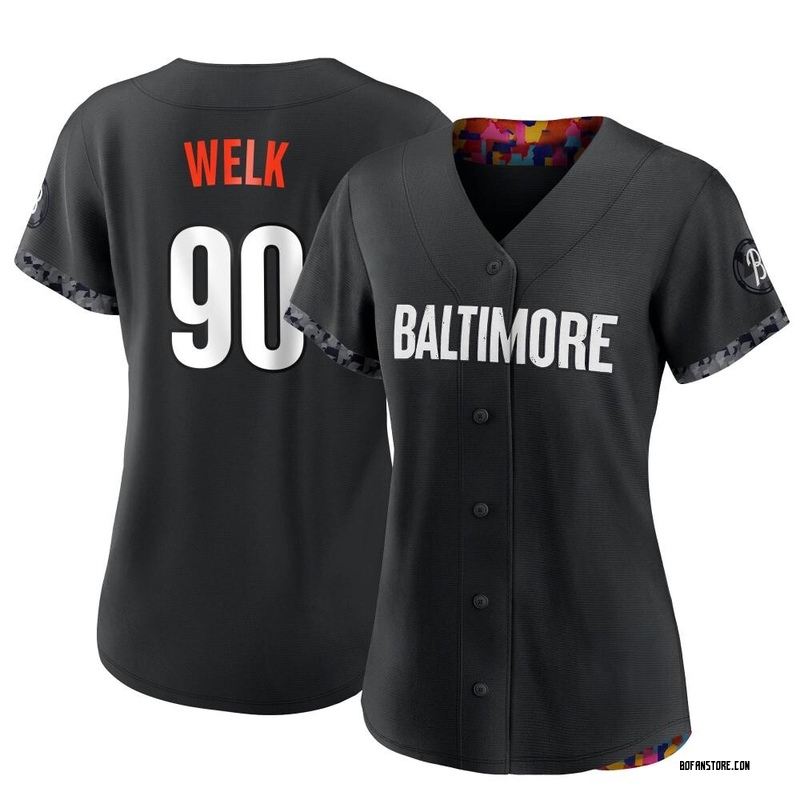 Replica Toby Welk Women's Baltimore Orioles Black 2023 City Connect Jersey