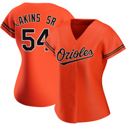 Replica Travis Lakins Sr. Women's Baltimore Orioles Orange Alternate Jersey