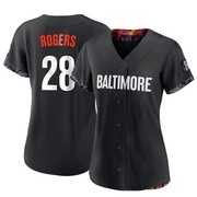 Replica Trevor Rogers Women's Baltimore Orioles Black 2023 City Connect Jersey
