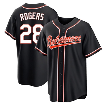 Replica Trevor Rogers Youth Baltimore Orioles Black Fashion Out Jersey