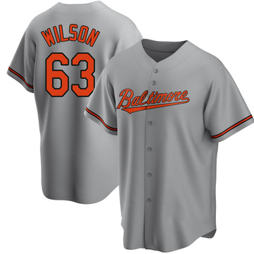 Replica Tyler Wilson Youth Baltimore Orioles Gray Road Jersey