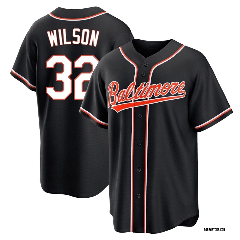 Replica Weston Wilson Youth Baltimore Orioles Black Fashion Out Jersey
