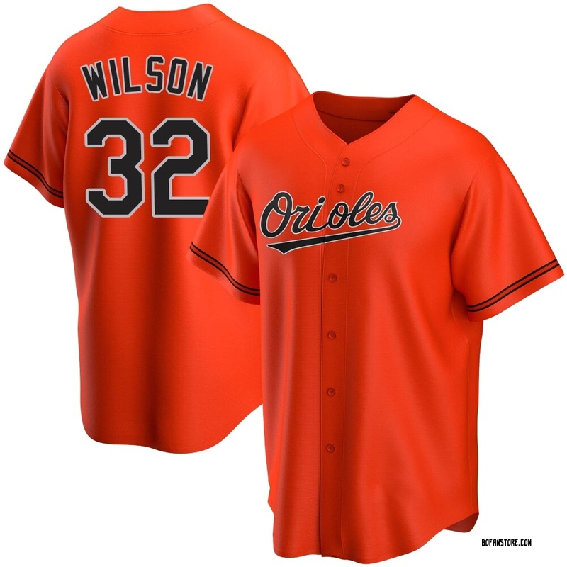 Replica Weston Wilson Youth Baltimore Orioles Orange Alternate Jersey