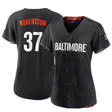 Replica Will Robertson Women's Baltimore Orioles Black 2023 City Connect Jersey