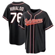 Replica Yaramil Hiraldo Youth Baltimore Orioles Black Fashion Out Jersey