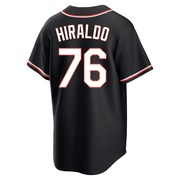Replica Yaramil Hiraldo Youth Baltimore Orioles Black Fashion Out Jersey