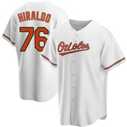 Replica Yaramil Hiraldo Youth Baltimore Orioles White Home Jersey