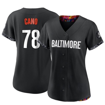 Replica Yennier Cano Women's Baltimore Orioles Black 2023 City Connect Jersey