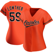 Replica Zac Lowther Women's Baltimore Orioles Orange Alternate Jersey
