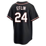 Replica Zach Eflin Youth Baltimore Orioles Black Fashion Out Jersey